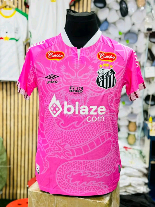 Maillot de Santos rose 2025-2026 (Version Européenne)