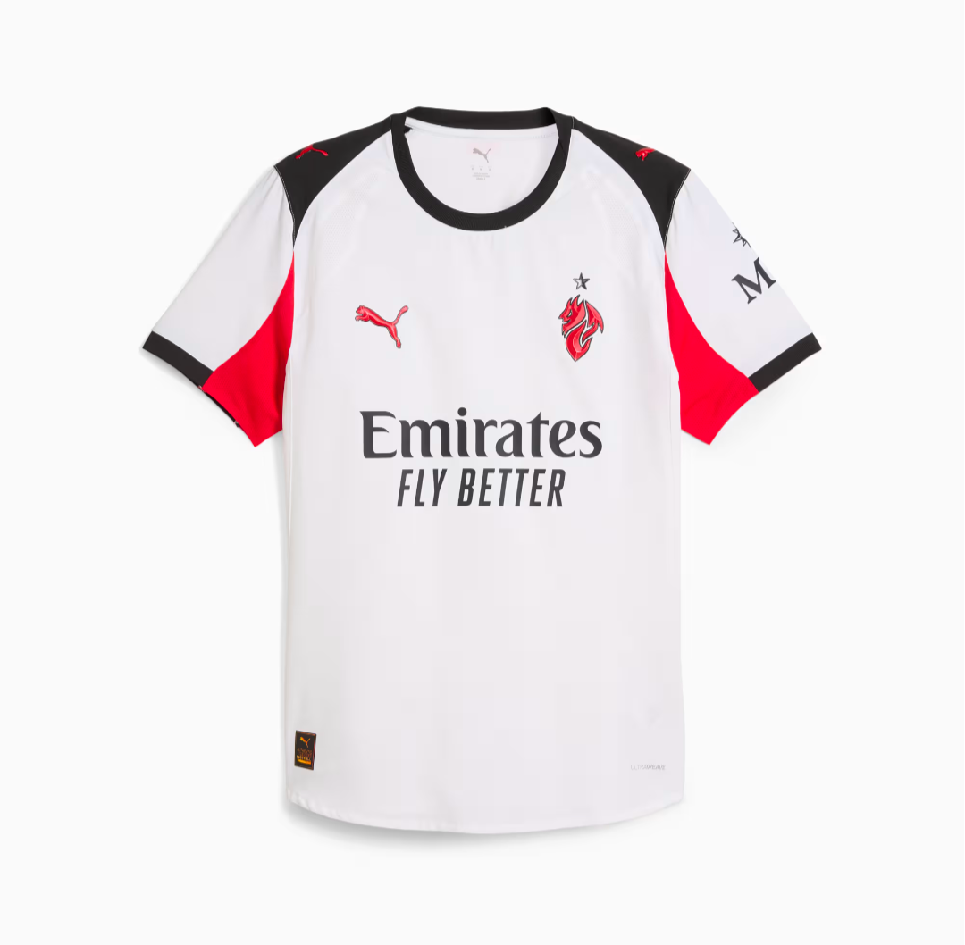 Maillot extérieur d'Ac Milan 2025-2026 (Version Européenne)