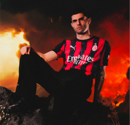 Maillot domicile d'Ac Milan 2025-2026 (Version Européenne)