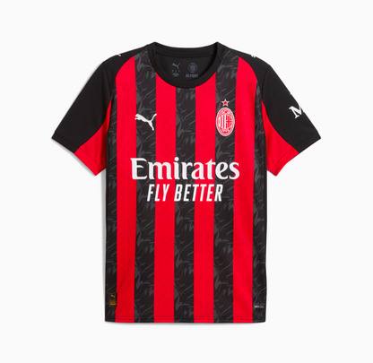 Maillot domicile d'Ac Milan 2025-2026 (Version Européenne)